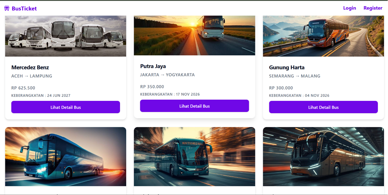 Booking Bus Demo